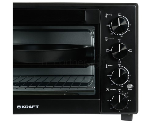 Мини-печь  Kraft KFC-MO 381 HBL черный