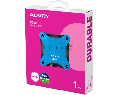 Внешний накопитель SSD 1TB A-DATA SD620, External, USB 3.2, [R/W -550/500 MB/s] синий