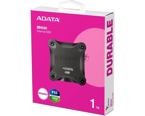 Внешний накопитель SSD 1TB A-DATA SD620, External, USB 3.2, [R/W -550/500 MB/s] черный