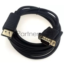 Кабель GOPOWER DISPLAYPORT-VGA 1.8M 00-00027497 BLACK