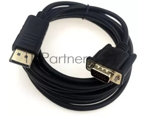Кабель GOPOWER DISPLAYPORT-VGA 1.8M 00-00027497 BLACK