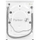 Стиральная машина Weissgauff WM 45127 DC Inverter Steam белый, загрузка фронтальная 7 кг, 1200 об/мин., класс: А+++