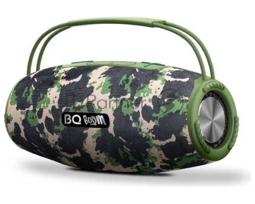Портативная Bluetooth-колонка BQ PBS4003 Khaki. Мощность RMS: 40 Вт/Емкость батареи: 3000 мАч/ 3 динамика/ TWS/AUX/Версия Bluetooth 5.0/Внешный аккумулятор/Параметры электропитания 220-240 В 50-60 Гц/ Фиксированная ручка для переноски