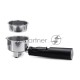 Кофеварка рожковая BQ CM1006 красный-стальной, исп. кофе - молотый, 1,5 л, 850 Вт, 15 Бар.