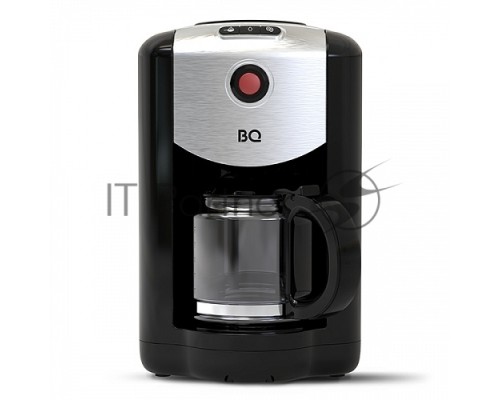 Кофеварка капельная со встроенной кофемолкой BQ CM1009 черный-стальной, исп. кофе -  зерновой/молотый, 0.625 л, 700 Вт.