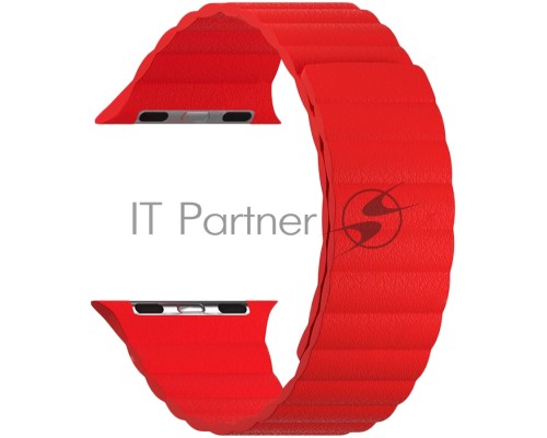 Кожаный ремешок для Apple Watch 38/40 mm LYAMBDA POLLUX DSP-24-40-RD Red