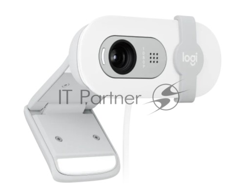 Веб-камера Logitech Webcam Brio 100, 1920x1080, OFF-WHITE, защитная шторка, [960-001617]