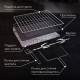 Мини-печь BQ EO1002B Steel-Black. Мощность 1600 Вт, Объем 30 л, Конвекция, 5 режимов работы, Таймер до 60 мин
