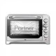 Мини-печь BQ EO2002B Steel-Black. Мощность 2200 Вт, Объем 60 л, Таймер до 60 мин
