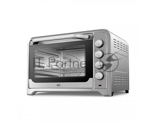 Мини-печь BQ EO2002B Steel-Black. Мощность 2200 Вт, Объем 60 л, Таймер до 60 мин