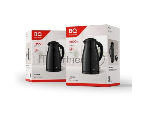Чайник BQ KT1709S Black. Мощность:1800/Объем:1,5
