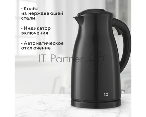 Чайник BQ KT1709S Black. Мощность:1800/Объем:1,5