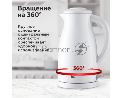 Чайник BQ KT1709S White. Мощность:1800/Объем:1,5