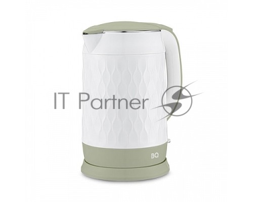 Чайник BQ KT1715P White-Olive. Мощность:1800 Вт, Объем 1,7л