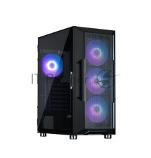 Компьютерный корпус ZALMAN I3 NEO ARGB BLACK, ATX, BLACK, FRONT MESH, WINDOW, 2x3.5