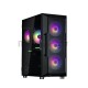 Компьютерный корпус ZALMAN I3 NEO ARGB BLACK, ATX, BLACK, FRONT MESH, WINDOW, 2x3.5