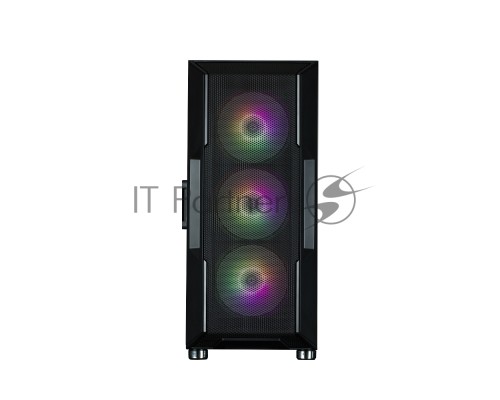 Компьютерный корпус ZALMAN I3 NEO ARGB BLACK, ATX, BLACK, FRONT MESH, WINDOW, 2x3.5