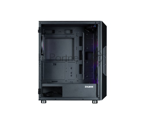 Компьютерный корпус ZALMAN I3 NEO ARGB BLACK, ATX, BLACK, FRONT MESH, WINDOW, 2x3.5