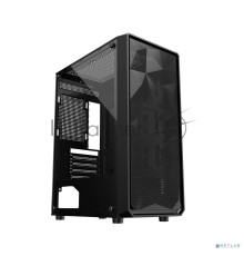 Компьютерный корпус 1STPLAYER FD3-M Black / mATX / 4x120mm LED fans / FD3-M-BK-4F1