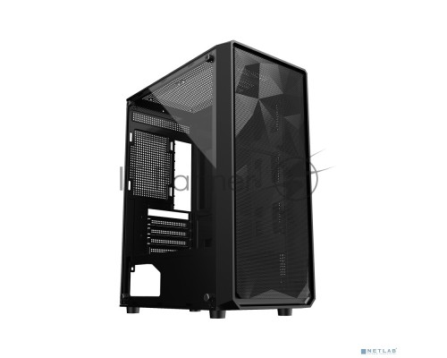 Компьютерный корпус 1STPLAYER FD3-M Black / mATX / 4x120mm LED fans / FD3-M-BK-4F1