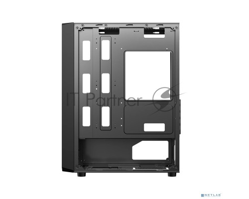 Компьютерный корпус 1STPLAYER FD3-M Black / mATX / 4x120mm LED fans / FD3-M-BK-4F1