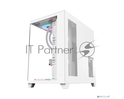 Компьютерный корпус 1STPLAYER MEGAVIEW MV8-TP White / ATX / MV8-TP-WH