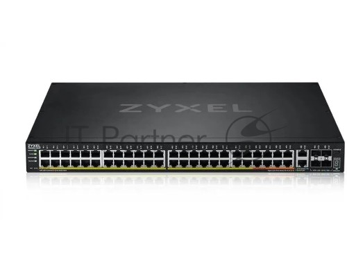 Коммутатор L3 Access Zyxel NebulaFlex Pro XGS2220-54FP, rack 19