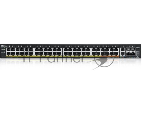 Коммутатор L3 Access Zyxel NebulaFlex Pro XGS2220-54FP, rack 19