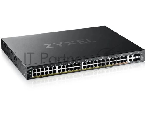 Коммутатор L3 Access Zyxel NebulaFlex Pro XGS2220-54FP, rack 19