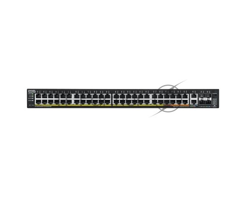 Коммутатор L3 Access Zyxel NebulaFlex Pro XGS2220-54FP, rack 19