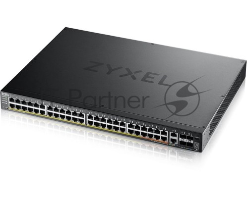 Коммутатор L3 Access Zyxel NebulaFlex Pro XGS2220-54FP, rack 19