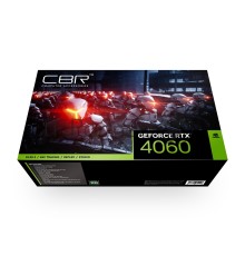 Видеокарта CBR RTX4060 Terminator B 8Gb GDDR6, 128bit, 1830-2460Mhz, 3*DP+1*HDMI2.1, 115W, Ret [VGA-MSRTX4060-8G-RTL]