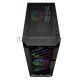 Корпус Powercase Mistral C4B, Tempered Glass, 4x 120mm 5-color fan, чёрный, ATX  (CMICB-L4)