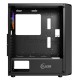 Корпус Powercase Mistral C4B, Tempered Glass, 4x 120mm 5-color fan, чёрный, ATX  (CMICB-L4)