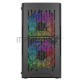 Корпус Powercase Mistral Micro D3B ARGB, Tempered Glass, 2x 140mm ARGB PWM+1x 120mm ARGB PWM, чёрный, mATX  (CMMDB-A3)