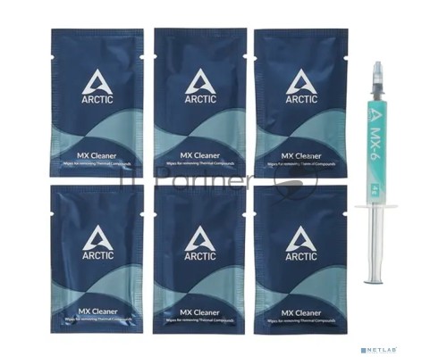Термопаста MX-6 Thermal Compound 4-gramm with 6pcs MX Cleaner ACTCP00084A