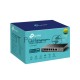 Настольный коммутатор TP-Link TL-SG1006PP с 6 гигабитными портами (3 порта PoE+, 1 порт PoE++), 802.3af/at/bt 3-го типа, бюджет PoE — 64 Вт, стальной настольный корпус