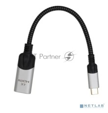 Aдаптер USB 3.1 Type-Cm --> HDMI A(f) 4K@60Hz, 0.15m ,Alum ,VCOM <CU423MV-4K>