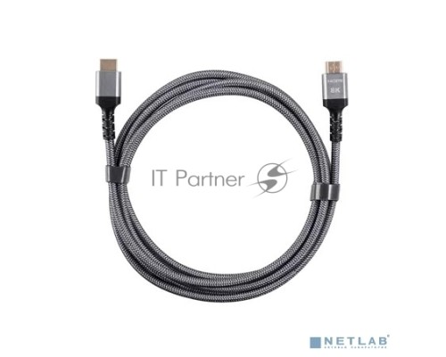 Кабель HDMI 19M/M,ver. 2.1 8KX60Hz (Econom) оплетка 3m iOpen <ACG859A-3.0>