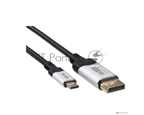 Кабель-адаптер DP A(m) <-->USB 3.1 Type-Cm,bi-direct, 8K@60Hz, 1.8m , VCOM <CU422VB-1.8>