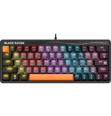 Клавиатура DEFENDER MECHANICAL BLK RAVEN GK-417 RU RGB 45413