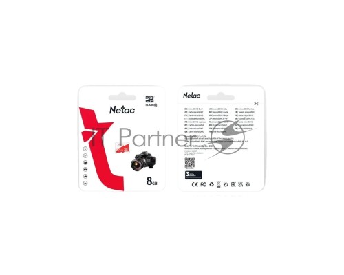 Карта памяти Netac P500 ECO MicroSDHC 8GB C10 [NT02P500ECO-008G-S]