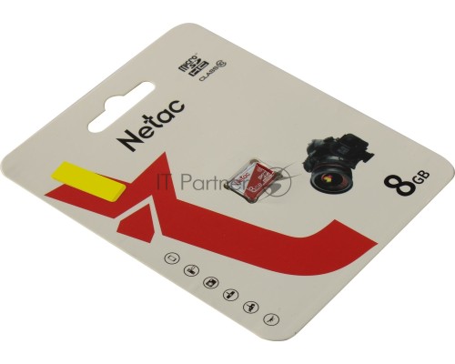 Карта памяти Netac P500 ECO MicroSDHC 8GB C10 [NT02P500ECO-008G-S]