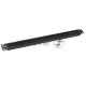 Фальш-панель на 1U Hyperline BPB19-1U-RAL9004 (BPB19-1U-RAL9005) с щеточным вводом, цвет черный (RAL 9004/RAL 9005)