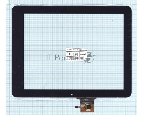 Сенсорное стекло (тачскрин) Texet TM-9725, черное