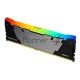 Оперативная память Kingston DDR4 32GB 3600MHz KF436C18RB2A/32 Fury Beast RGB RTL Gaming PC4-28800 CL18 DIMM 288-pin 1.35В single rank с радиатором Ret