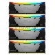 Оперативная память Kingston DDR4 4x16GB 3600MHz KF436C16RB12AK4/64 Fury Renegade RGB RTL Gaming PC4-28800 CL16 DIMM 288-pin 1.35В kit dual rank с радиатором Ret