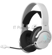 Наушники с микрофоном A4Tech Bloody GR370 белый мониторные BT оголовье (GR370)