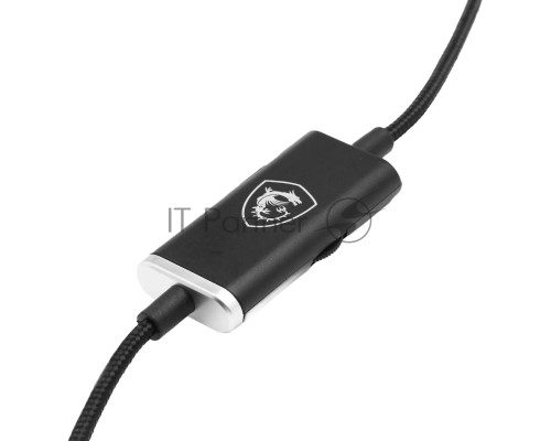 Наушники с микрофоном MSI Immerse GH20 черный 1.5м накладные оголовье (S37-2101060-SV1)