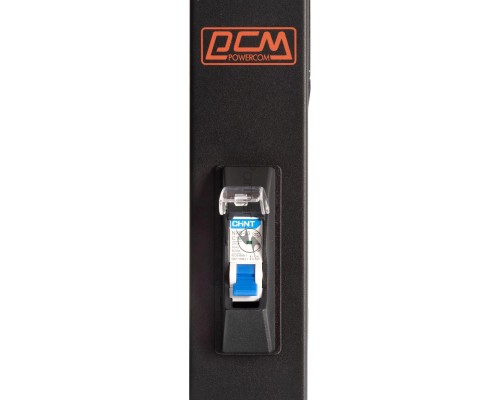 Блок распределения питания Powercom PDU-16AVMS20-18C13-2C19 18*C13+2*C19, 16A, 1,5U (1968234)